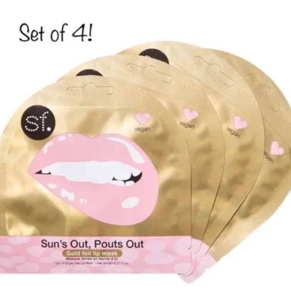 💰SALE SF Gold Foil Lip Mask Set NEW
